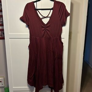 Maroon dress